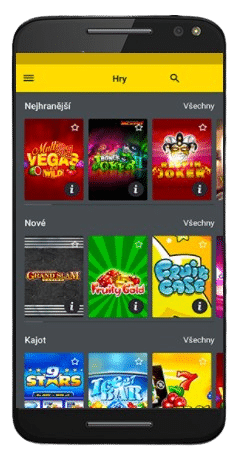 Aplikace na Fortuna casino Vegas